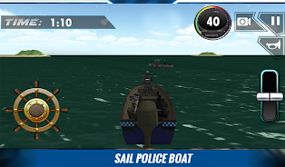 Police Boat Shooting Games 3D应用截图第4张