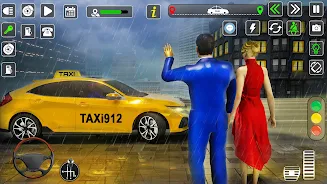 Taxi Driver Cab Car Driving 3D Screenshot 2