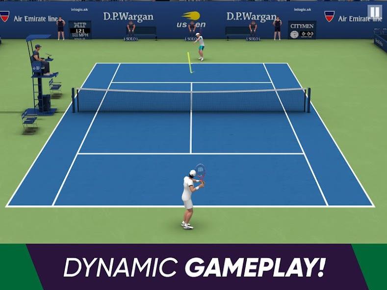 Tennis World Open 2023 - Sport Mod Captura de pantalla 4