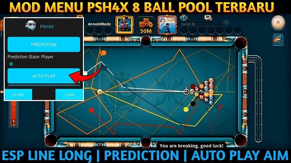 Psh4x 8 Ball Pool स्क्रीनशॉट 4