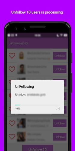 Unfollowers  &  Followers Captura de tela 4