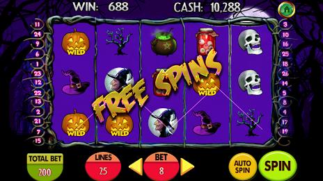 Halloween Slots Mania Deluxe Capture d'écran 3