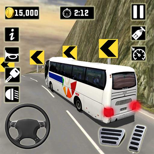 Indian Bus Driving Games Скриншот 1