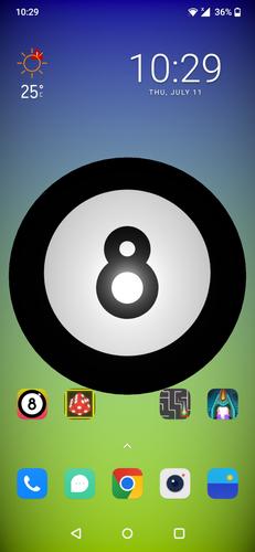 Magic 8 Ball Live Wallpaper 3D Скриншот 1