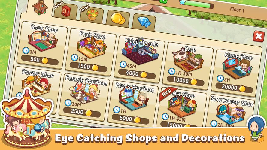 Happy Mall Story: Sim Game應用截圖第2張