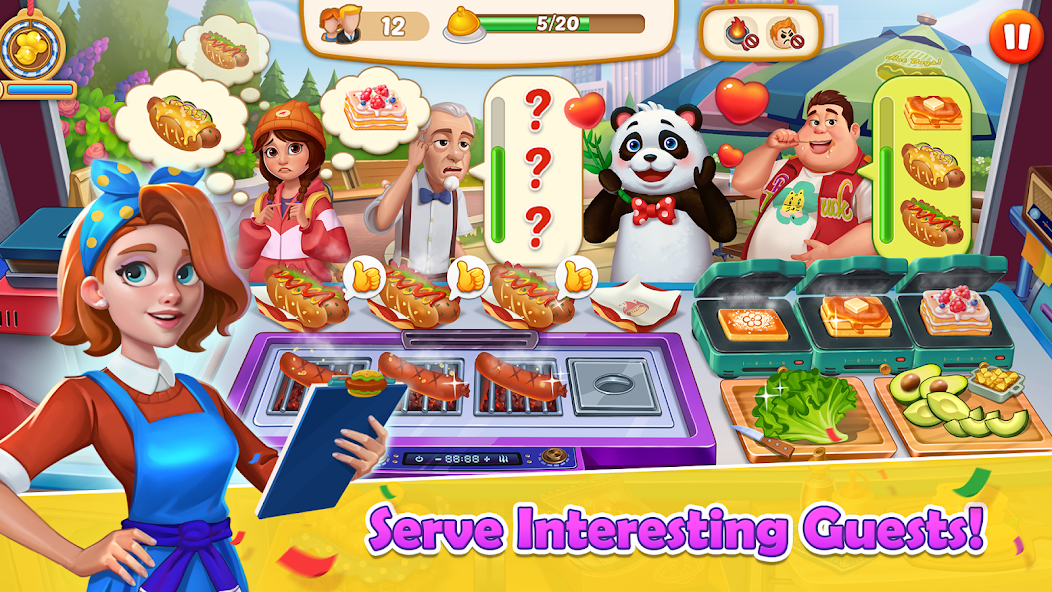 Rita’s Food Truck:Cooking Game Mod應用截圖第3張