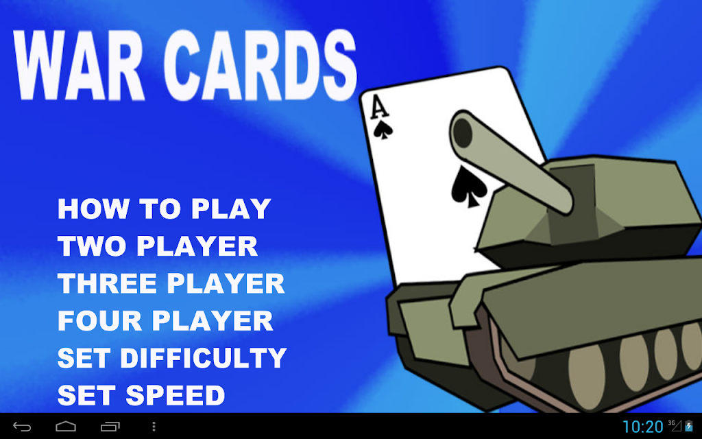 WAR Cards Captura de pantalla 2