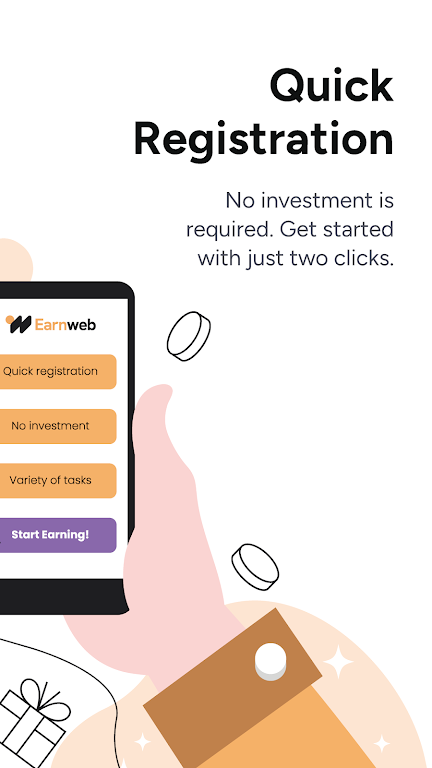 Earnweb: Earning app & website应用截图第2张