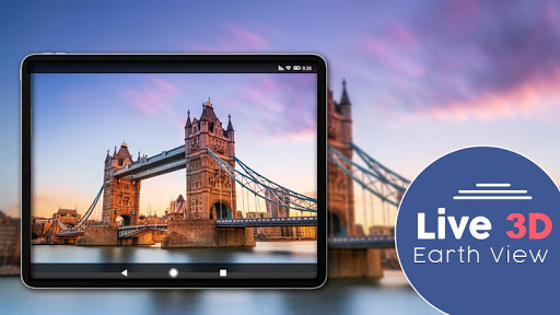 Live Earth WebCam HD, World Map 3D, Satellite View Captura de tela 3