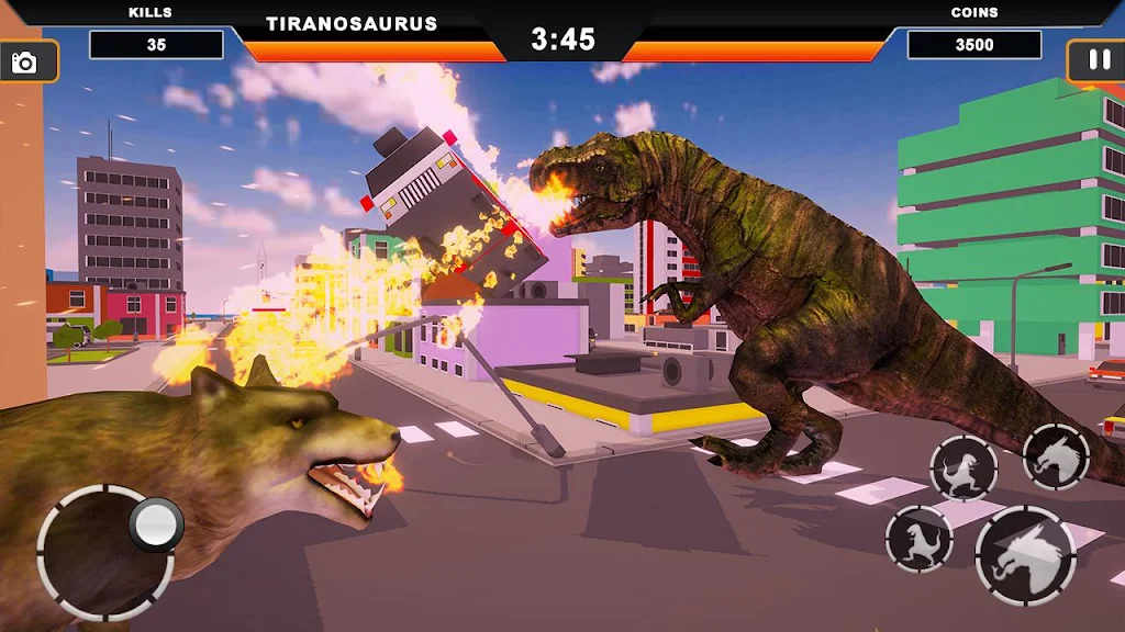 Dinosaur Rampage: Dino City Rampage Simulator應用截圖第3張