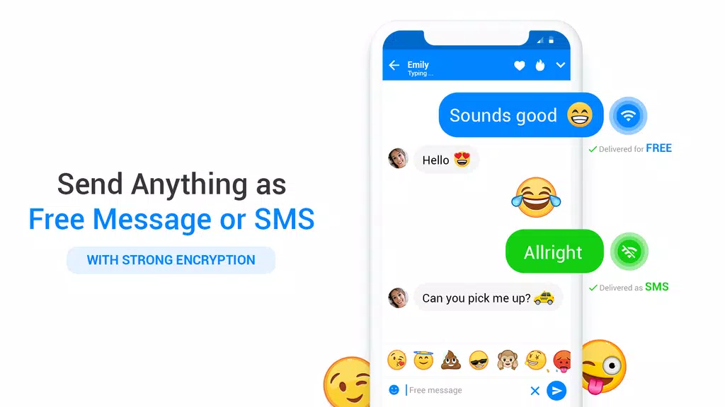 Mensajes Lite SMS Captura de pantalla 1