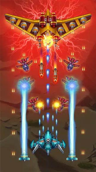 Sky Raptor: 射擊飛機遊戲應用截圖第2張