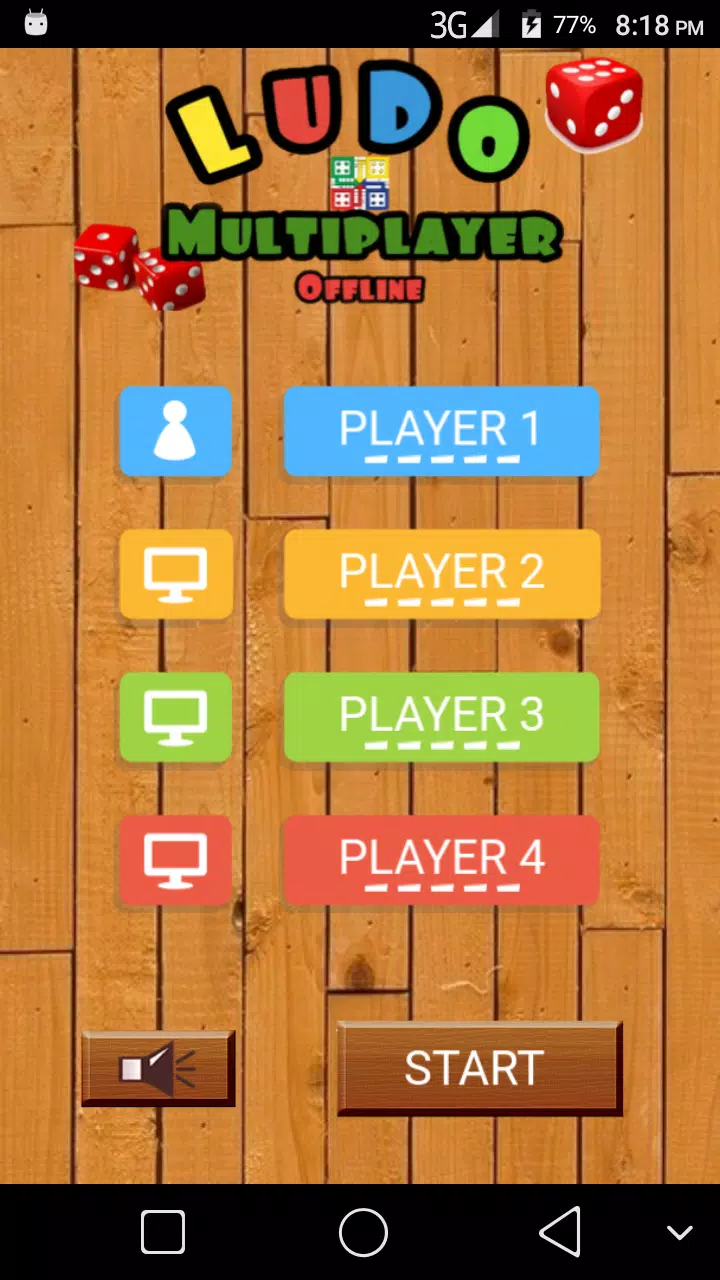 Ludo Offline Multiplayer AI Capture d’écran 1