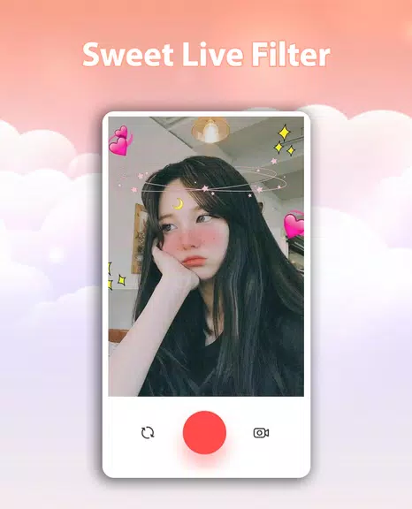Sweet Live Filter Face Camera Capture d’écran 2