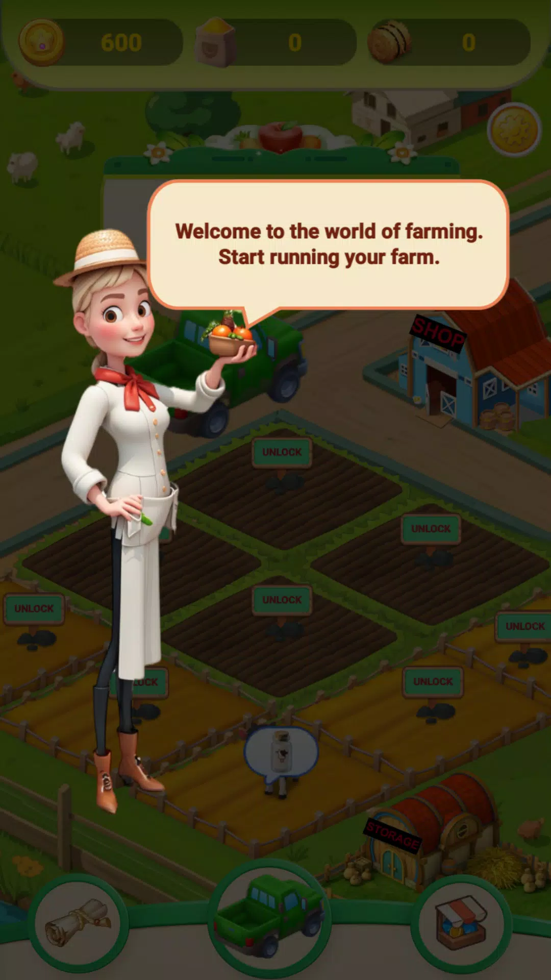 Cozy Town: Farms & Trucks应用截图第1张