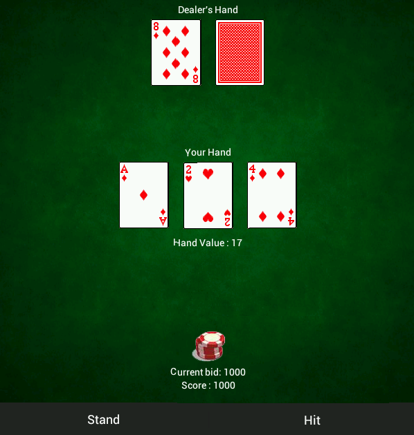 Play21 Blackjack Screenshot 1