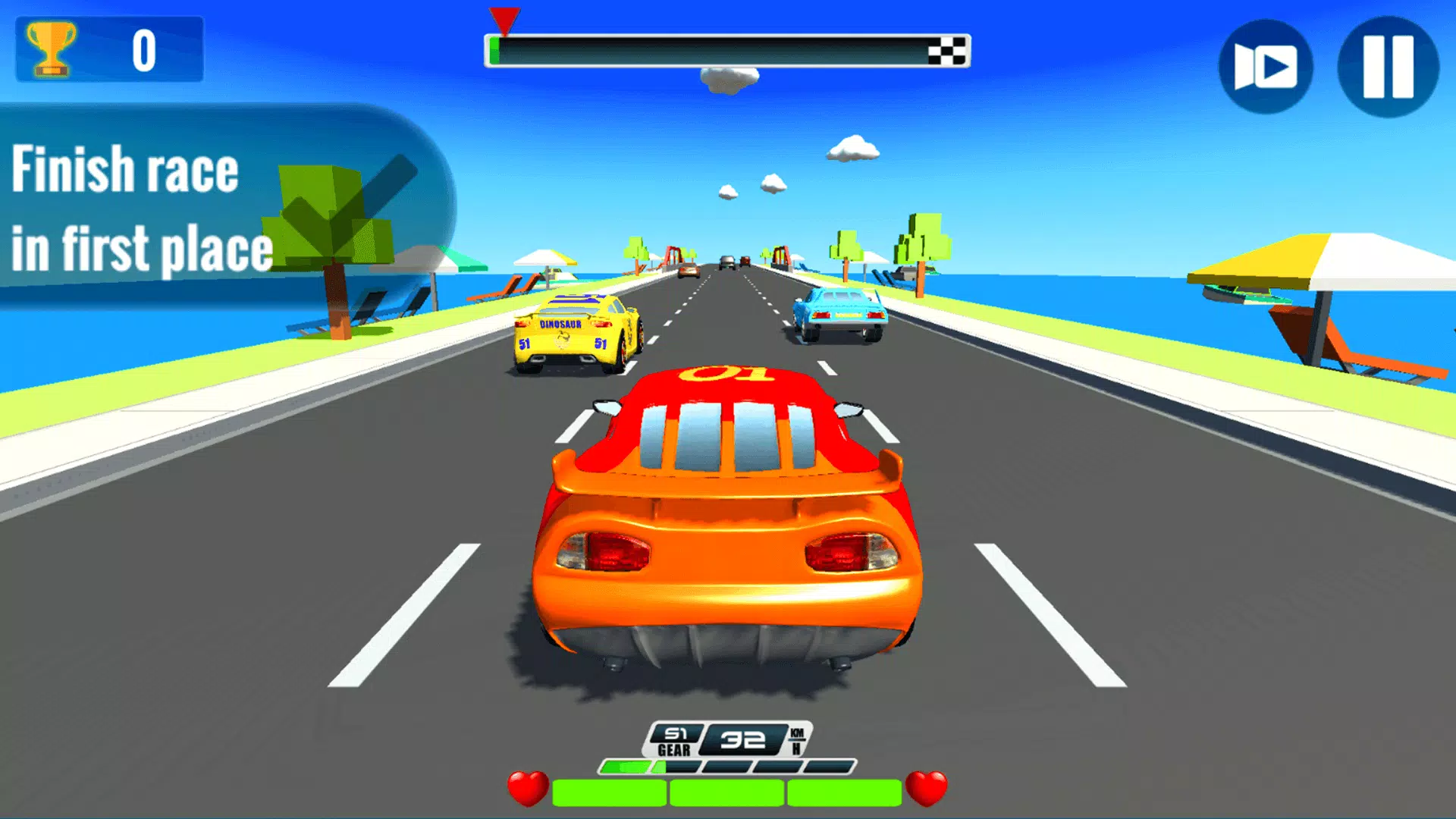 Carreras De Autos Para Niños Captura de pantalla 4