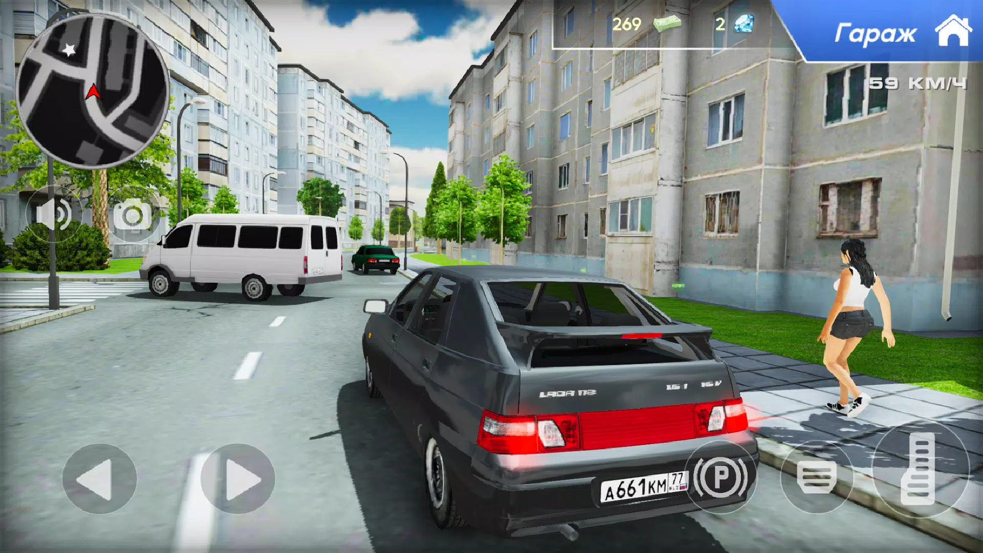 Lada 2112 Village City Driving应用截图第3张
