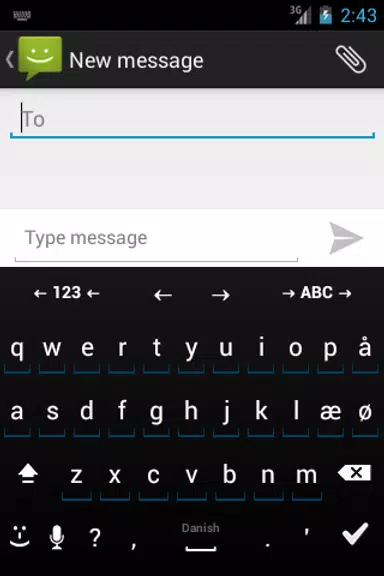 Danish for AnySoftKeyboard スクリーンショット 1