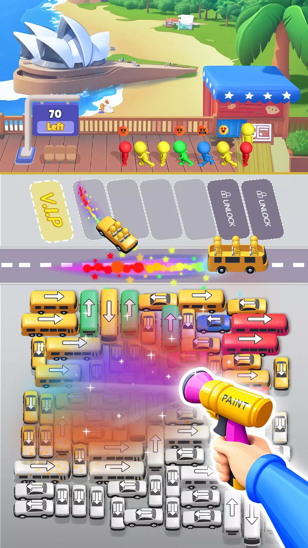 Bus Sort Jam: Parking Puzzle スクリーンショット 4