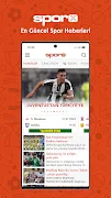 Sporx - Spor Haber, Canlı Skor スクリーンショット 1
