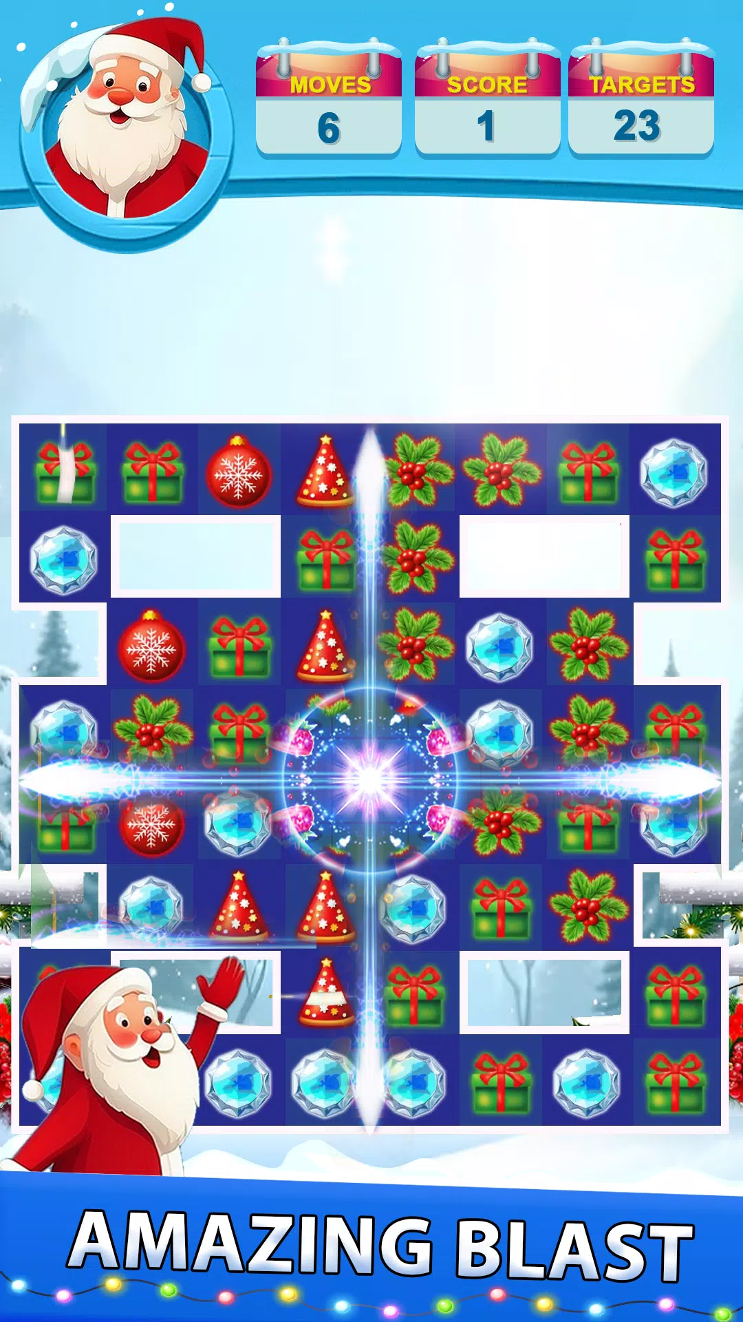 Santa Match Adventure Captura de pantalla 1
