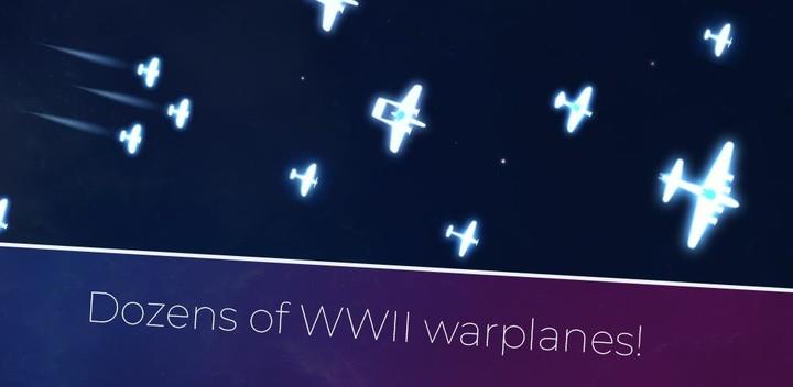 Warplanes of Light - Simulator War WW2 Dogfight 2D Captura de tela 2