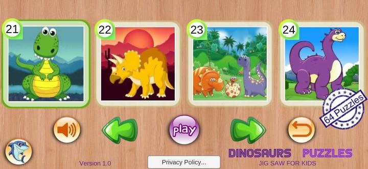 Dino Puzzle स्क्रीनशॉट 2