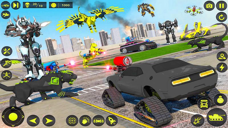 Army Tank Robot Car Games: स्क्रीनशॉट 2