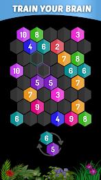 Merge Hexa - Number Puzzle スクリーンショット 2