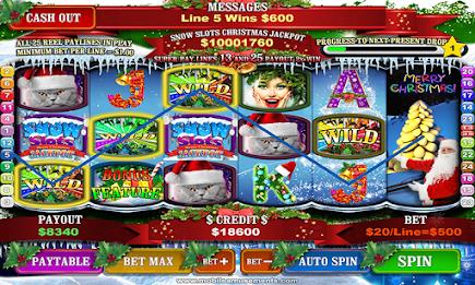 Snow Slots Merry Christmas स्क्रीनशॉट 1