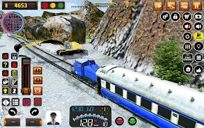 Uphill Train Track Simulator Captura de pantalla 3