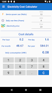 Electricity Cost Calculator Captura de tela 1