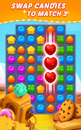 Sweet Candy Puzzle: Match Game Captura de pantalla 1