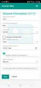 Cancer Risk Calculator Screenshot 2
