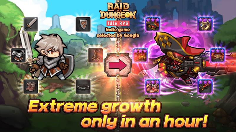 Raid the Dungeon : Idle RPG 스크린샷 3