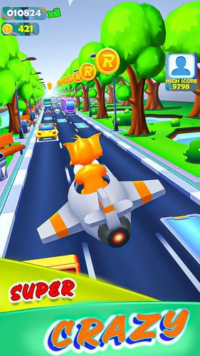 Cat Run : Tom Subway Runner 3D स्क्रीनशॉट 2