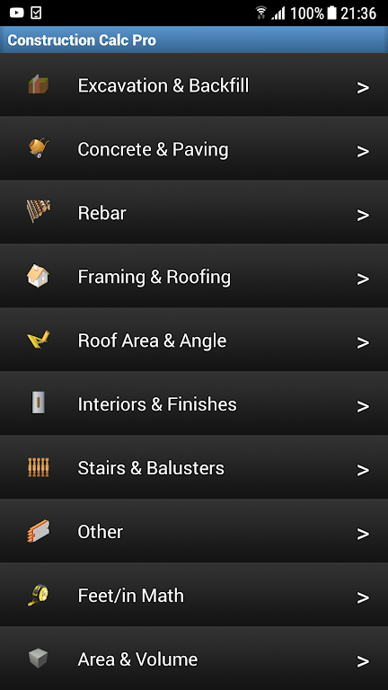 Construction Calc Pro Mod スクリーンショット 1