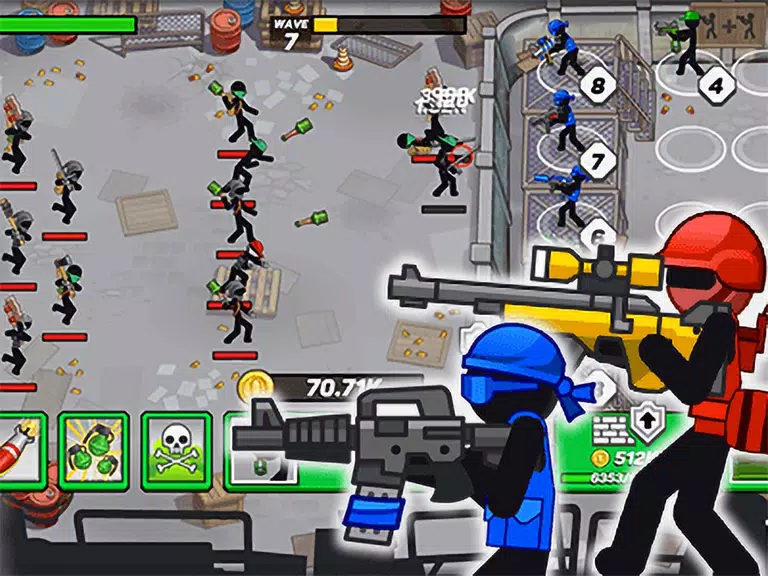 Stickman Defenders: Stick War應用截圖第2張