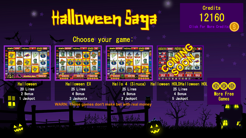 Halloween Slot Machines Pack स्क्रीनशॉट 2