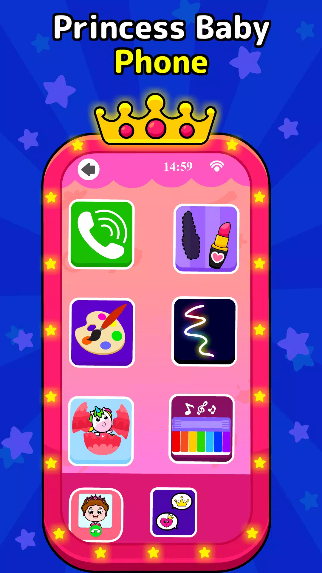 Timpy Baby Princess Phone Game Screenshot 1