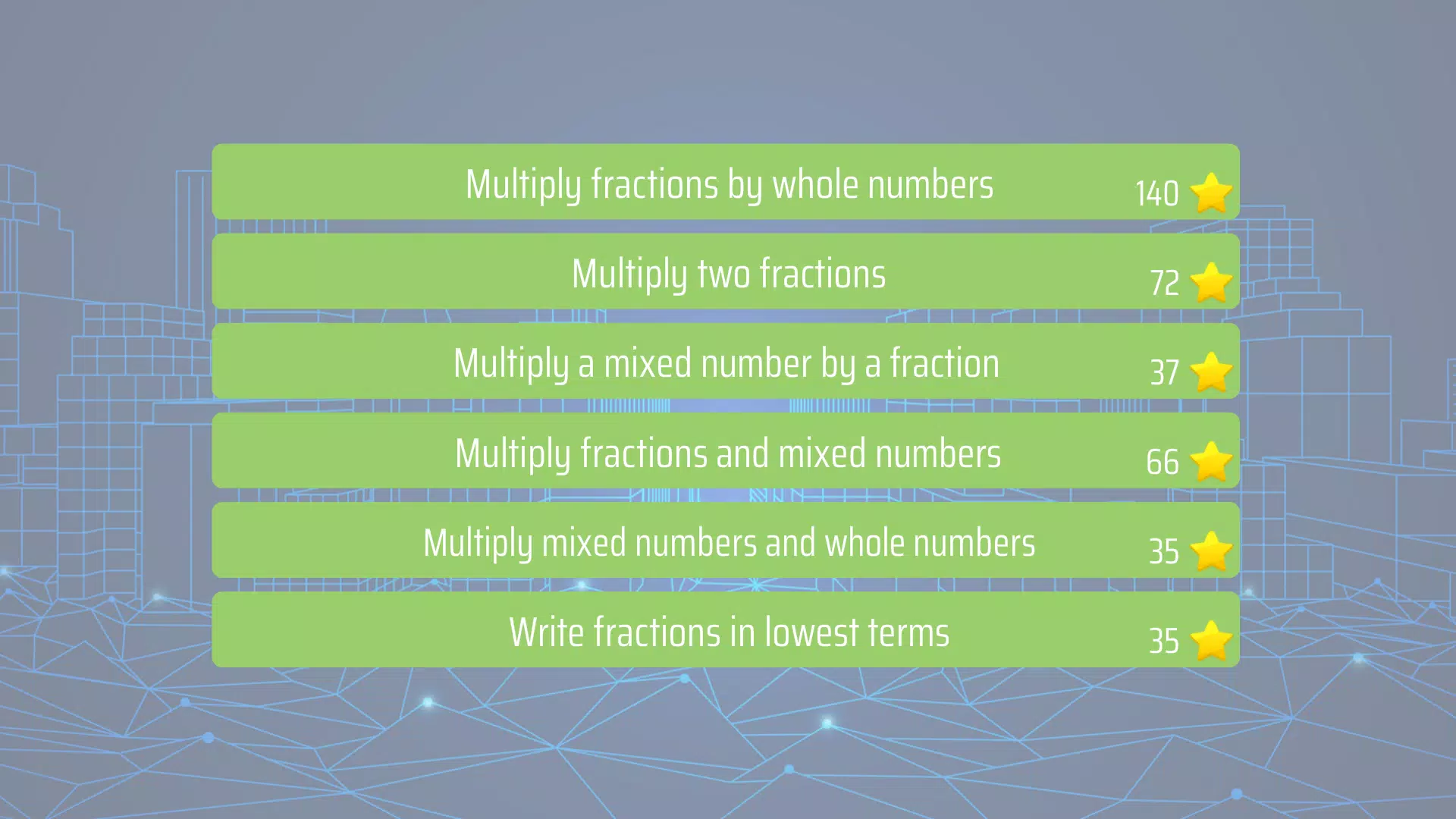 Multiplying Fractions Capture d’écran 1