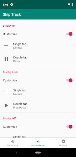 Skip track: volume button skip Captura de pantalla 2