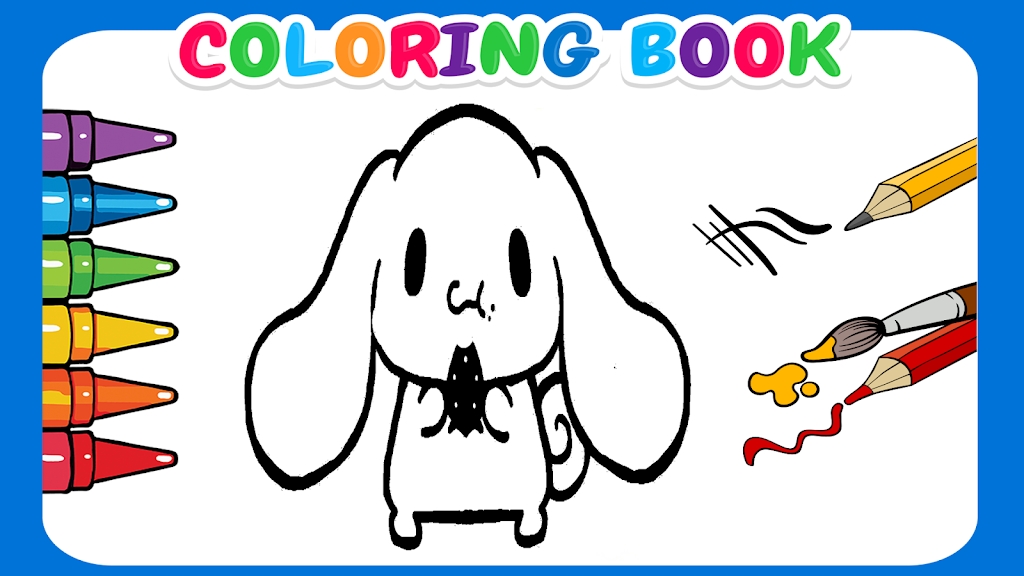 Cute Cinnamoroll coloring book स्क्रीनशॉट 2