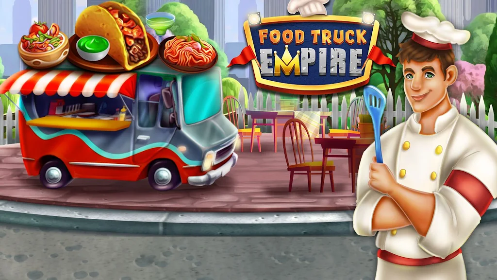 Food truck Empire Cooking Game स्क्रीनशॉट 1