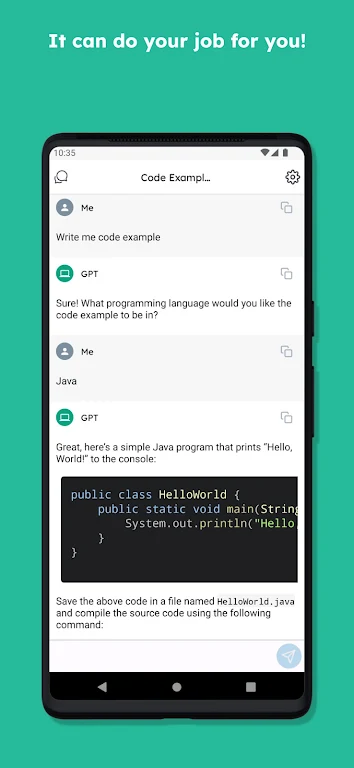 AI Chat - Smart Assistant Captura de tela 3