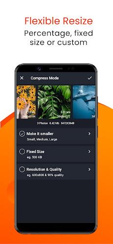 Compress Image Chitro: KB, MB, スクリーンショット 1