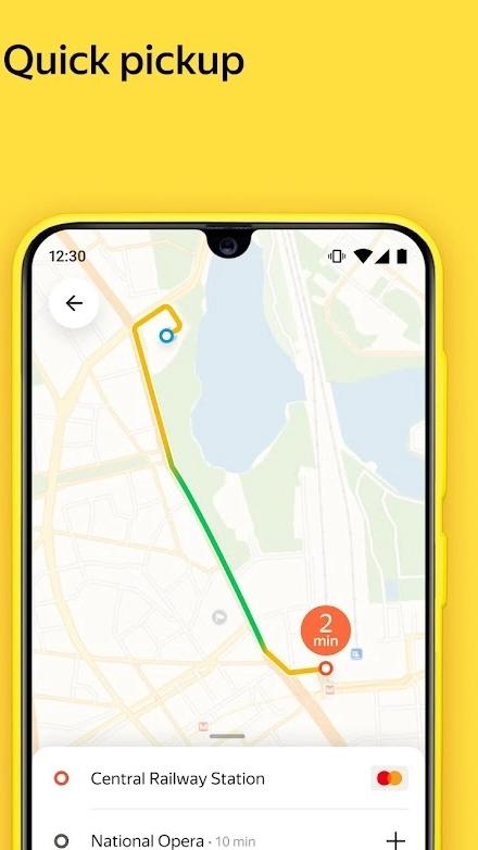 Yandex Go: taxi and delivery Screenshot 1