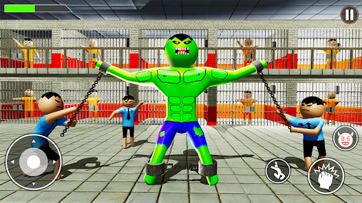 Incredible Monster: Superhero Prison Escape Games Скриншот 3