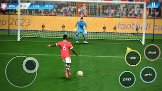 Football Soccer League Game 3D Screenshot 3